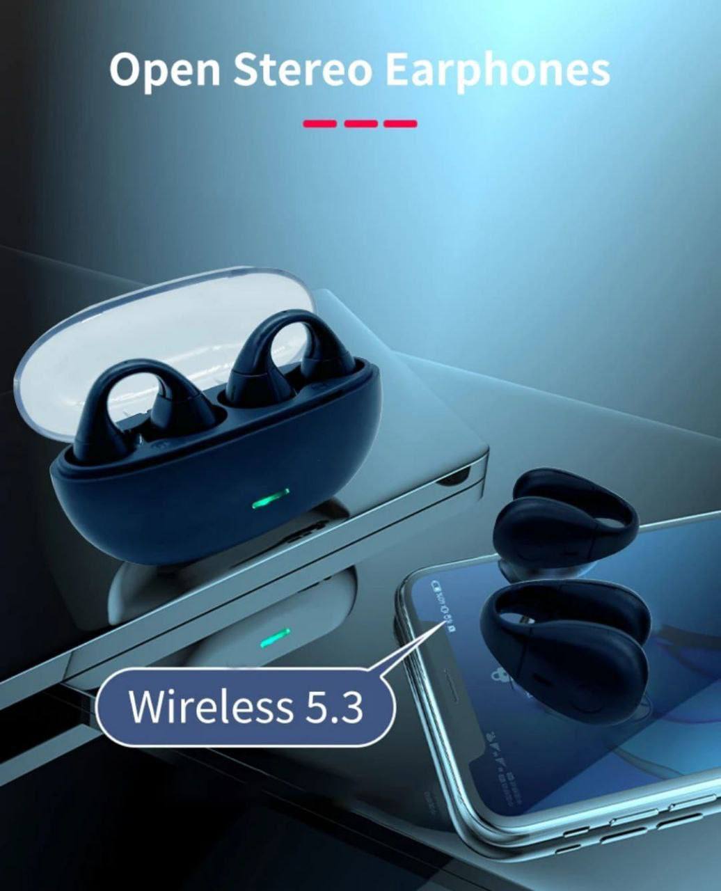Mini earphone clip, pantalla digital. Escucha tu música con total libertad y disfruta hasta horas de batería con un diseño ultracompacto.